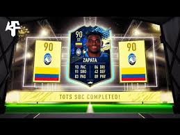Duván zapata, l'attaquant, international colombien, évoluant à atalanta bergame, en serie a, a le droit à une carte tots suite aux votes de la communauté. Tots Duvan Zapata Lohnt Sich Die Sbc Fifa 21 Ultimate Team