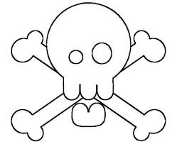 Silly Skull Coloring Page Skull Coloring Pages Coloring Pages Free Coloring Pages