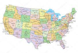 Maybe you would like to learn more about one of these? Vektorgrafiken Mapa Politico De Estados Unidos Vektorbilder Mapa Politico De Estados Unidos Depositphotos