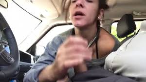 Prostitute gives a quickie car fun blowjob and swallows cum - EroMe