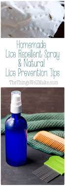 Homemade Lice Repellent Spray Recipe Natural Lice Prevention Oh The Things We Ll Make