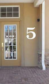 Outdoor numbers made of popular cedar for house numbers, or mdo plywood for large building numbers. Extra Large Reflective Address Numbers