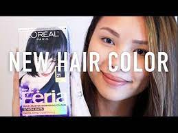 I will be buying again! Loreal Feria Starry Night 21 Bright Black Demo Review Youtube