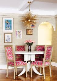 Contemporary & modern furniture stores for your home at modani : How An Uninspired Nyc Apartment Was Brought To Life With Color Charisma And Customization Funky Dining Room Eclectic Dining Room Trendy Dining Room