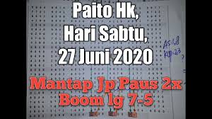 Prediksi Togel Hongkong Paito Hari Ini 27 6 2020 Jitu Youtube