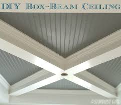 The idea is that you will create a box with no seams. How To Build A Box Beam Ceiling Sawdust Girl
