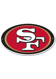 Currently over 10,000 on display for your viewing pleasure San Francisco 49ers 12 Steel Logo Sign