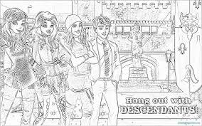 Descendants Coloring Pages 7 Coloring Pages For Kids
