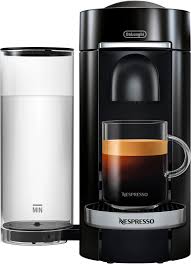 Shop Nespresso Vertuoplus Deluxe Coffee Maker And Espresso Machine By Delonghi Piano Black At Best B Coffee And Espresso Maker Nespresso Capsule Coffee Machine