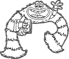He is the most celebrated monster in monstropolis, and even though he excels at scaring children, he is kindhearted and thoughtful. Love Sulley Coloring Monsters Inc Character Coloring Page 1038x882 Wallpaper Teahub Io