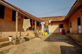 However in today's terrace housing, most are enclosed in an area complete with gates and guards to check entries and exits to the compound. The Design History Of Ghana S Compound Houses Bloomberg