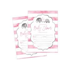 Whether you're organizing your own event or creating it for a friend or. 50 Fill In Elephant Baby Shower Invitations Baby Shower Invitations Jungle Neutral Baby Shower Invites For Girls Baby Girl Shower Invitation Cards Baby Invitations Printable Walmart Com Walmart Com