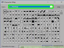 How To Make A Language On Windows Using Webdings Or Wingdings