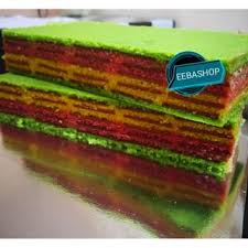 Kek lumut cheese sarawak sarawak cake. Kek Lapis Masam Manis Bakar