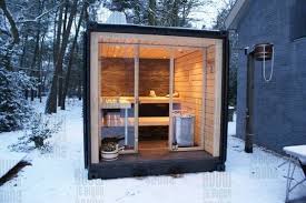 16 Saunas De Reve Pour Vous Donner Envie D Y Lezarder En Plein Hiver Page 2 Sur 2 Design Sauna Sauna Exterieur Sauna