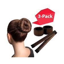 The oils in your hair make it easier to mold your strands and end up serving as natural product with staying power. Brown Magic Bun Maker 3 Pack Perfect Hair Bun Maker Hair Donut Maker Easy Bun Hair Ballet Bun Maker Updo Hair Accessories Bun Hair Tool