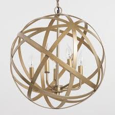 Antique Brass Orb 5 Light Chandelier V2 Orb Chandelier 5 Light Chandelier Dining Room Lighting Chandeliers