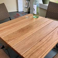 Some of these will be fairly heavy to lift (particularly for 9 foot tables). Hardwood Outdoor Table Top 22mm Thick Commercial Use Table Tops