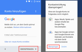 Android kontakte ohne google konto