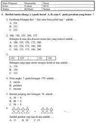 Materi matematika kelas 2 semester 2. Pin Di Soal