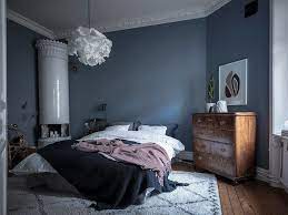 Bedroom In Petrol Blue Coco Lapine Design Discount Bedroom Furniture Bedroom Interior Bedroom Furnishings