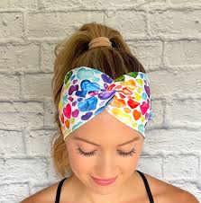 Rainbow Headband, Valentine Hair Accessory, Colorful Clothing Accessory,  Cheer up Gift