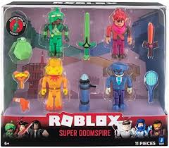 We will add new codes when available, so check the first codes of the list, because the list is always updated. Amazon Com Roblox Action Collection Super Doomspire Four Figure Pack Includes Exclusive Virtual Item Toys Games