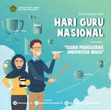 Selain dengan panggilan cikgu, panggilan seperti teacher, sir, ustaz, ustazah tidak kira guru tadika, sekolah mahupun di peringkat universiti, terima kasih di atas pengorbanan dan sumbangan ilmu yang dicurahkan kepada kami. Kementerian Agama Ri On Twitter Selamat Hari Guru Nasional Hgn 2019 Terima Kasih Atas Darmabaktimu Guru Penggerak Indonesia Maju
