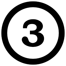 Number 3 Black And White Png Image Numbers Furniture Logo Logo Number
