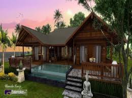 Prefabricated tropical wood house joy studio design from bali style home plans. Bali Style Floor Plans Bali Tropical House Design Bali House Tropical Houses