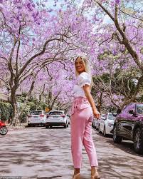 Once crafted, the wood will turn into 4 jacaranda wood planks. Influencers Shut Down Sydney Street To Capture The Perfect Picture With Blooming Jacaranda Trees Daily Mail Online