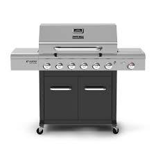 Deluxe 6 Burner Propane Grill With Side Burner Nexgrill Gas Grill Propane Gas Grill Propane Grill