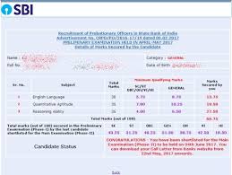 Candidates who have cleared the prelims will have to appear for the main exam. Sbi Po Prelims 2017 Results Out Cutoffs May Surprise You Bankexamsindia Com All About Ibps Bank Exams Govt Exams And Jobs