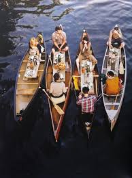 There are many canoe clubs in europe and north america, and most canoes are used in touring or cruising, travel in wilderness. Canoe Dinner Party I Don T Know If This Happens In Real Life But It Looks Amazing Canoe Adventure Picnic