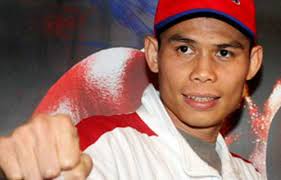 Chris John ready for the weigh-in Perth