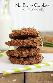 no bake cookies with almond milk the