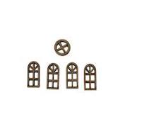 Kit aplique de 5pçs Janelas/Aberturas Vitral 3 / 2cm