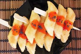 Gateaux De Riz Frits Sauce Pimentee Tteok Gotchi Kimshii Gateau De Riz Cuisine Coreenne Alimentation