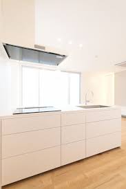 昭島市にあるwhite cube houseの施工写真集 インテリア 収納 リビング キッチン キッチンアイデア