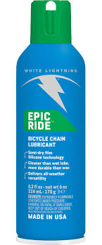 White Lightning Epic Ride Bike Chain Lube Gannett Peak Sports