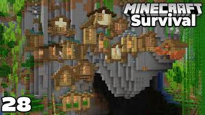 Please turn on the subtitle.in this video, i'm gonna show you how to build a modern cliff house(mountain house),and also how to decorate the interior.this ho. Let S Play Minecraft Survival Villager Cliff Houses Video Dailymotion