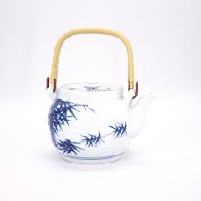 Maybe you would like to learn more about one of these? Japanese White Ceramic Teapot With Handle Bamboo Shirotake