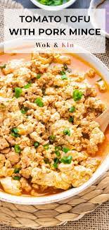 Tomato Tofu With Minced Pork Recipe Pork Mince Recipes Best Tofu Recipes Easy Cooking Recipes