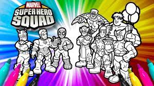 All super hero squad coloring sheets and pictures are absolutely free and can be linked directly, downloaded, printed, or shared via ecard. Super Hero Squad Coloring Page Avengers Coloring Set Youtube