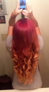 The more you tease, the softer the ombre blends. My Red Melt Redhair Ombre Melt Hair Pinterest Hair Tint Beauty Hair Color Fire Hair