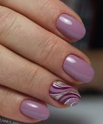 A nail parlour that deals with all nail works and leaving the client happy as they leave. P I N T R I S T Cloe With No H Æ'Ö…ÓÓÖ…Õ¡ IÕ¥ Purple Nail Art Lilac Nails Wave Nails