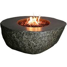 The Burning Rock Fire Pit Is A Dramatic Landscape Feature Crafted From Proprietary Weather Resistant Eco Stone Fire Pit Fire Pit With Rocks Outdoor Fire Pit
