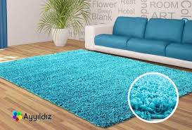 Ayyildiz Dream Shaggy Hali 100 Pp 50mm 2600gr Turkuaz 4000turkis Decor Home Decor Rugs