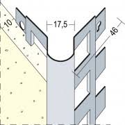 Mm (zulässige mindestdicke mm, beschränkt auf einzelne. Protektor Kantenprofil 9571 Putzdicke 10 Mm Aluminium Fur Innen 2 6 M Lang 9571260
