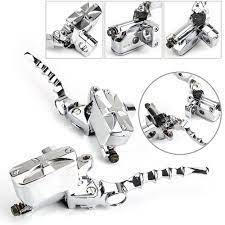 1 Universal Motorcycle Skull Hydraulic Brake Master Cylinder Reservoir Clutch Levers Silver In 2021 Cylinder Motorcycle Parts And Accessories Yamaha Virago